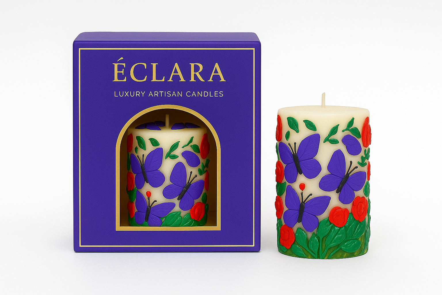 ECLARA Éclara – “Papillon de Nuit” Luxury Candle